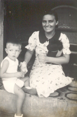 Pasen 37 Mammie en haar groote vent